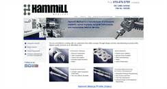Desktop Screenshot of hammillmfg.com